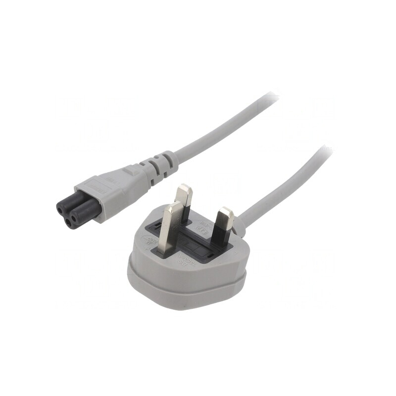 Cablu de alimentare alb 1,5m IEC C19 la NEMA 5-15 3x14AWG | Electronic-mag.ro | Componente Electronice