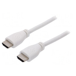 Cablu HDMI 2.0 1m Alb | Electronic-mag.ro | Componente Electronice