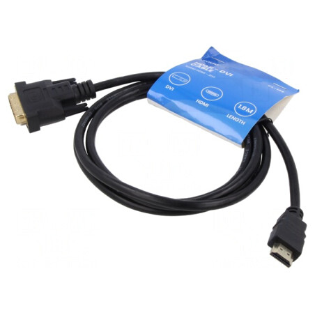 Cablu HDMI 1.4 la DVI-D Negru | Electronic-mag.ro | Componente Electronice