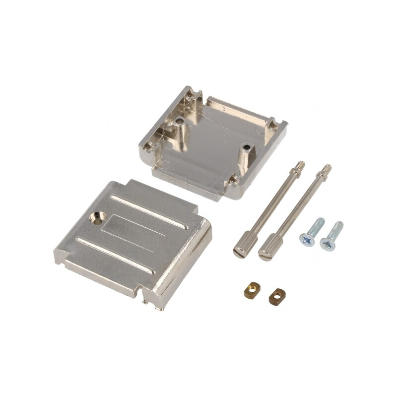 Carcasă Adaptor D-Sub 15 Pin Ecranat UNC 4-40 | Electronic-mag.ro | Componente Electronice