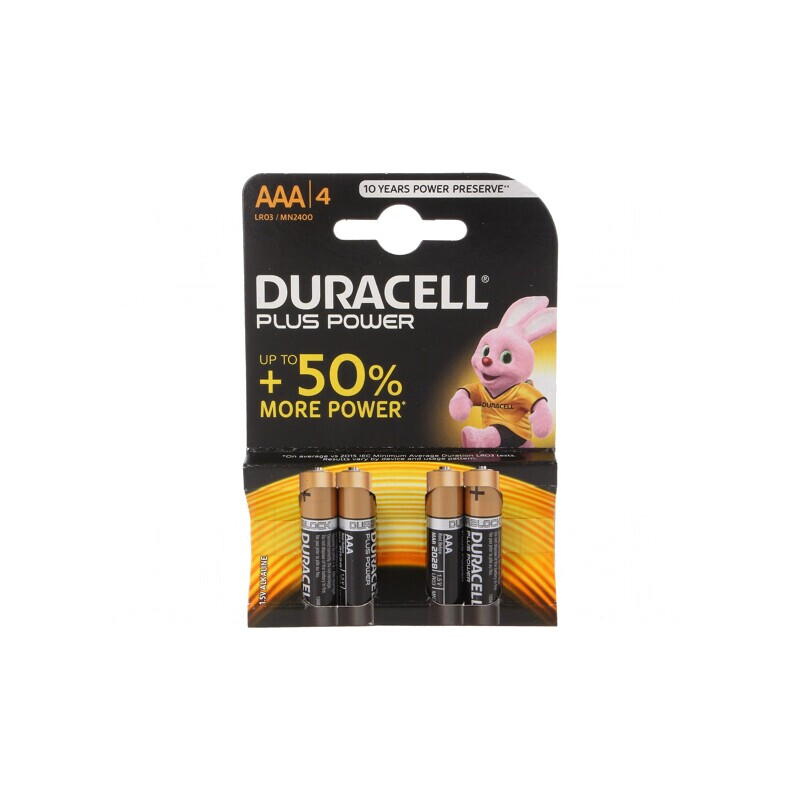 Baterii Alcaline AAA 1,5V Pachet 4 Bucăți | Electronic-mag.ro | Componente Electronice