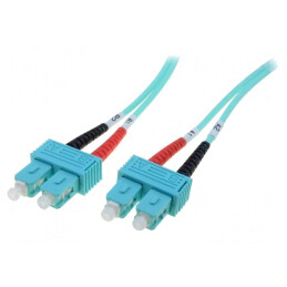 Patch Cord Fibră OM3 SC/PC 3m LSZH | Electronic-mag.ro | Componente Electronice
