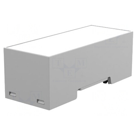 Carcasă pentru șină DIN gri 90mm x 36,1mm x 32mm | Electronic-mag.ro | Componente Electronice