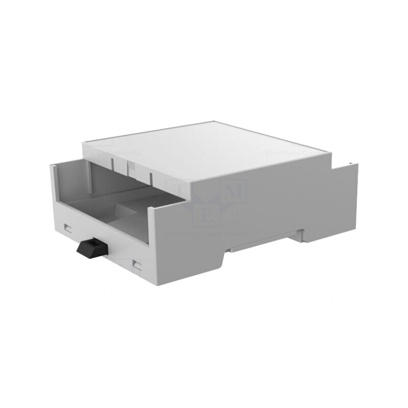 Carcasă pentru șină DIN, gri, 90x71,1x32mm, 4 module | Electronic-mag.ro | Componente Electronice