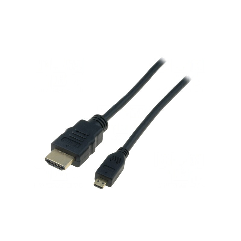 Cablu HDMI 1.4 Micro HDMI 2m Negru | Electronic-mag.ro | Componente Electronice Cablu HDMI 1.4 Micro HDMI 2m Negru | Electronic-mag.ro | Componente Electronice