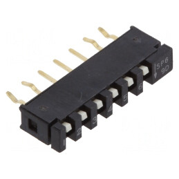Comutator DIP-SWITCH 6 Secțiuni OFF-ON 5VDC THT | Electronic-mag.ro | Componente Electronice