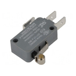Microîntrerupător SNAP ACTION 16A 250VAC cu manetă și rolă | Electronic-mag.ro | Componente Electronice