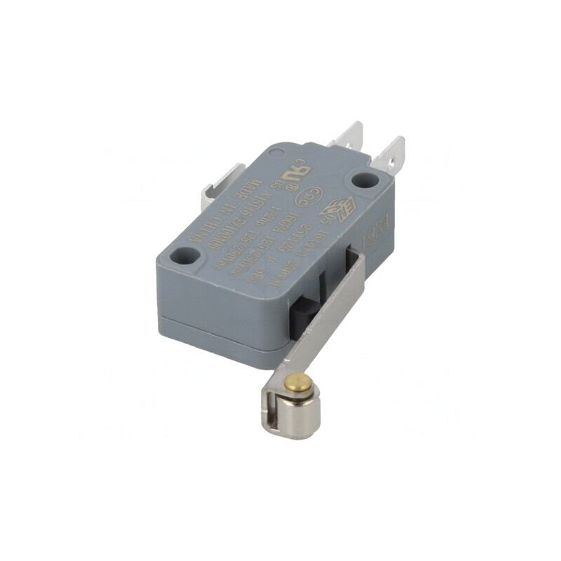 Microîntrerupător SNAP ACTION 16A 250VAC cu rolă SPDT | Electronic-mag.ro | Componente Electronice