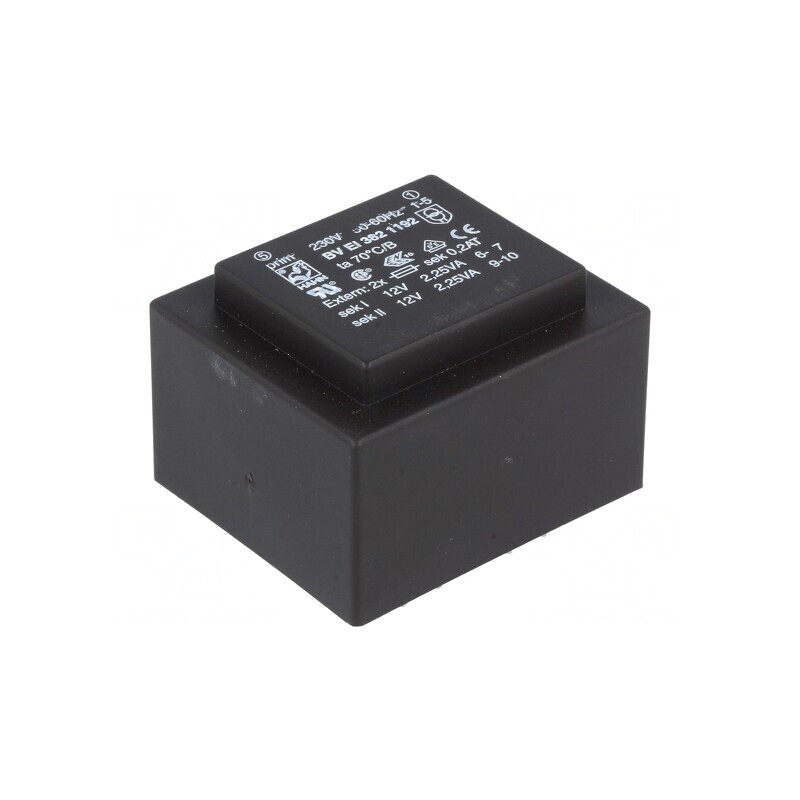 Transformator încapsulat 4,5VA 230VAC 12V 187mA | Electronic-mag.ro | Componente Electronice Transformator încapsulat 4,5VA 230VAC 12V 187mA | Electronic-mag.ro | Componente Electronice