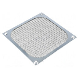 Filtru metalic 120x120mm cu ecran EMI și șuruburi