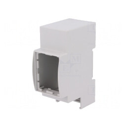 Carcasă gri pentru șină DIN 90,5mm x 36,3mm x 62mm | Electronic-mag.ro | Componente Electronice