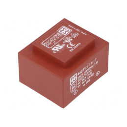 Transformator încapsulat 10VA 230V 6V PCB | Electronic-mag.ro | Componente Electronice