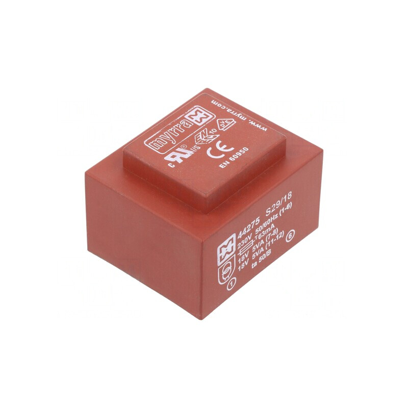Transformator încapsulat 10VA 230V 18V PCB | Electronic-mag.ro | Componente Electronice