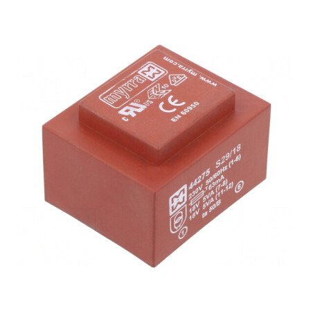 Transformator încapsulat 10VA 230V 18V PCB | Electronic-mag.ro | Componente Electronice