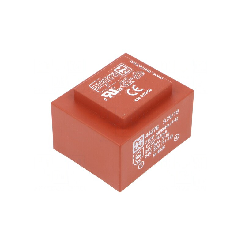 Transformator încapsulat 10VA 230V AC 24V 208mA PCB | Electronic-mag.ro | Componente Electronice