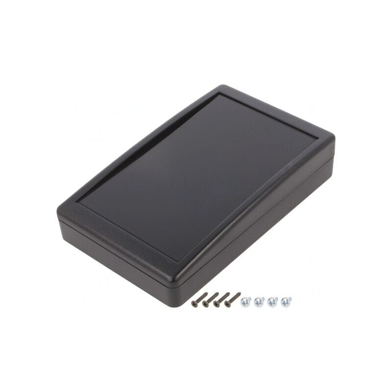 Carcasă Desktop ABS Neagră 90x144x30mm | Electronic-mag.ro | Componente Electronice