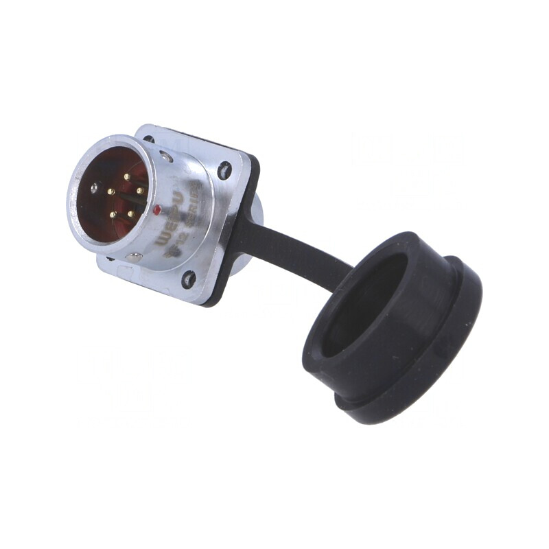 Soclu SF12 tată PIN 5 IP67 5A 180V | Electronic-mag.ro | Componente Electronice