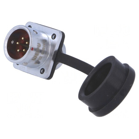Soclu SF12 tată PIN 5 IP67 5A 180V | Electronic-mag.ro | Componente Electronice