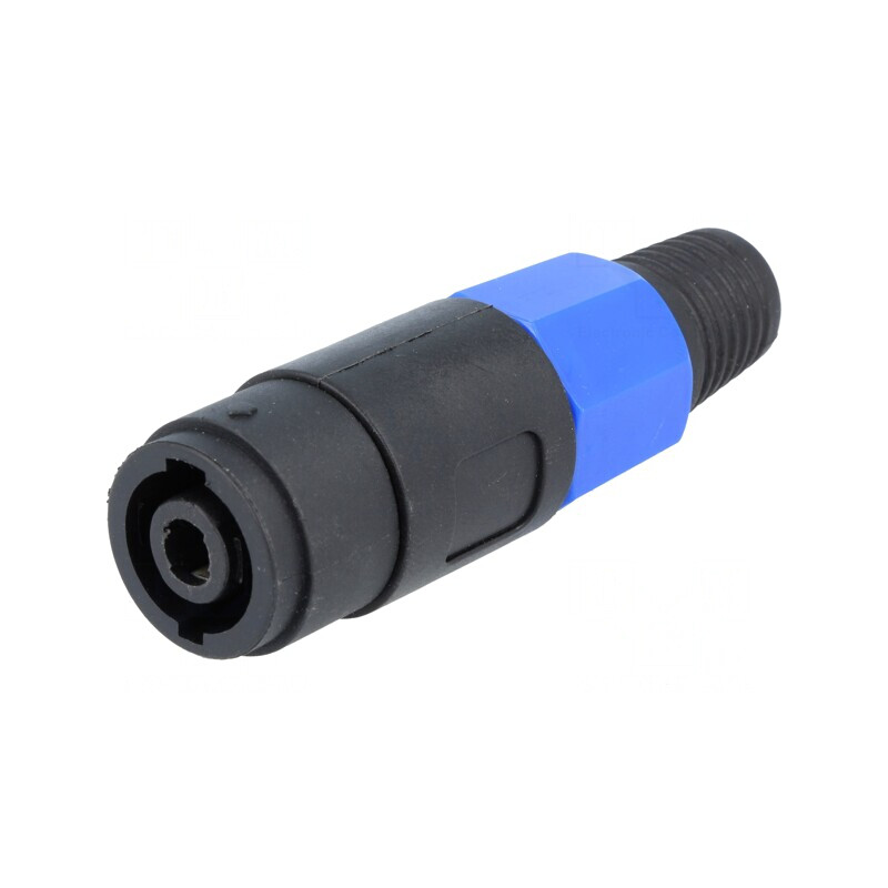 Mufă Difuzoare Tata 4PIN Cu Manson pe Cablu | Electronic-mag.ro | Componente Electronice