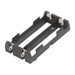 Suport Baterii 18650 cu 2 Celule Lipite | Electronic-mag.ro | Componente Electronice