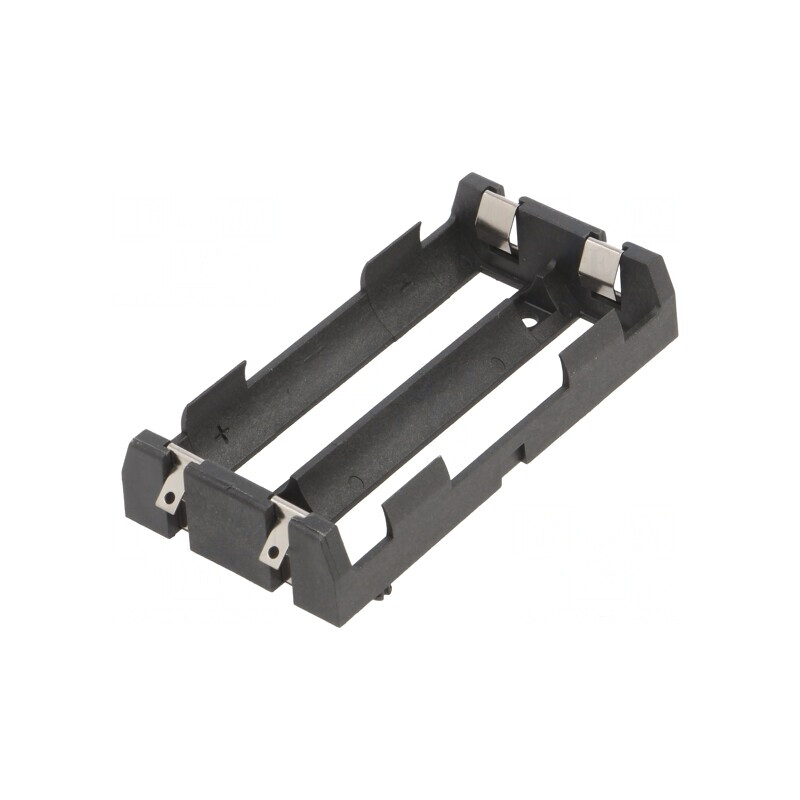 Suport Baterii 18650 cu 2 Celule Lipite | Electronic-mag.ro | Componente Electronice
