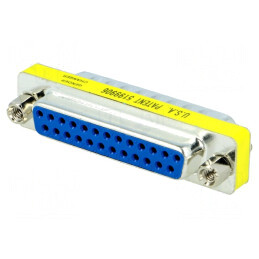Adaptor D-Sub 25pin Tată-Mamă | Electronic-mag.ro | Componente Electronice
