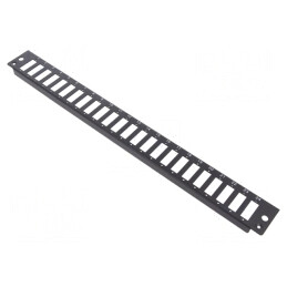 Patch Panel Fibră Optică Rack 19" Negru