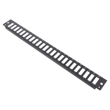 Patch Panel Fibră Optică Rack 19" Negru | Electronic-mag.ro | Componente Electronice