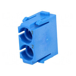 Conector pneumatic Han-Modular tată-mamă 1 modul | Electronic-mag.ro | Componente Electronice