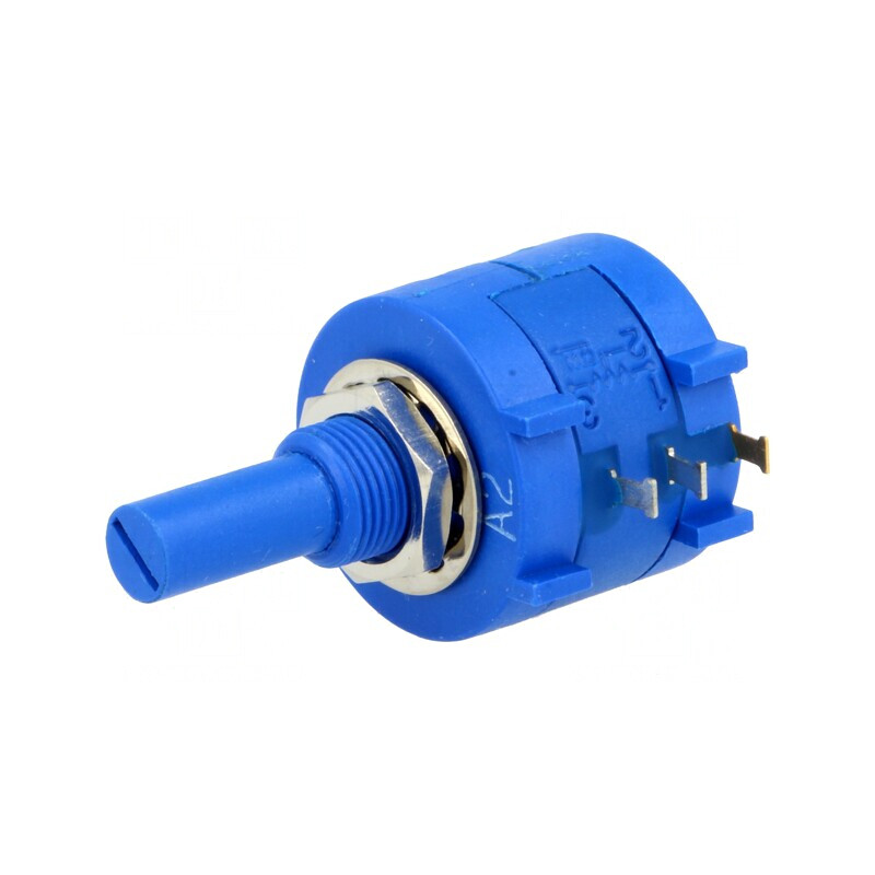 Potențiometru axial multitură 20kΩ 2W 6,35mm lineare | Electronic-mag.ro | Componente Electronice