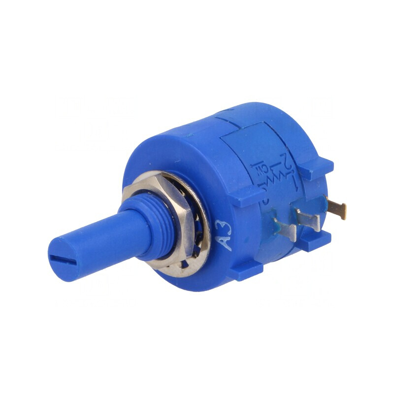 Potentiometru Axial Multitura 2kΩ 2W Linear 6.35mm | Electronic-mag.ro | Componente Electronice
