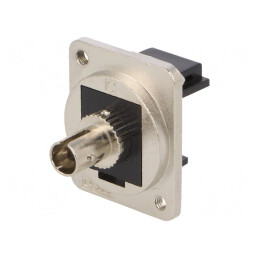 Conector fibră optică cuplă ST metal | Electronic-mag.ro | Componente Electronice