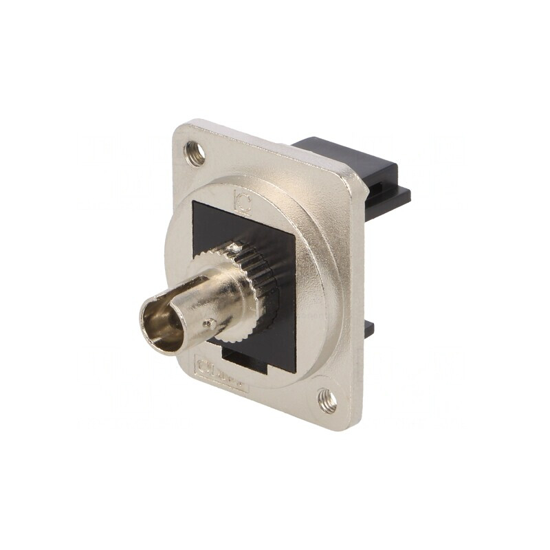 Conector fibră optică cuplă ST metal | Electronic-mag.ro | Componente Electronice Conector fibră optică cuplă ST metal | Electronic-mag.ro | Componente Electronice