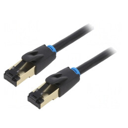 Cablu Patch S/FTP Cat 8 Negru 1.5m