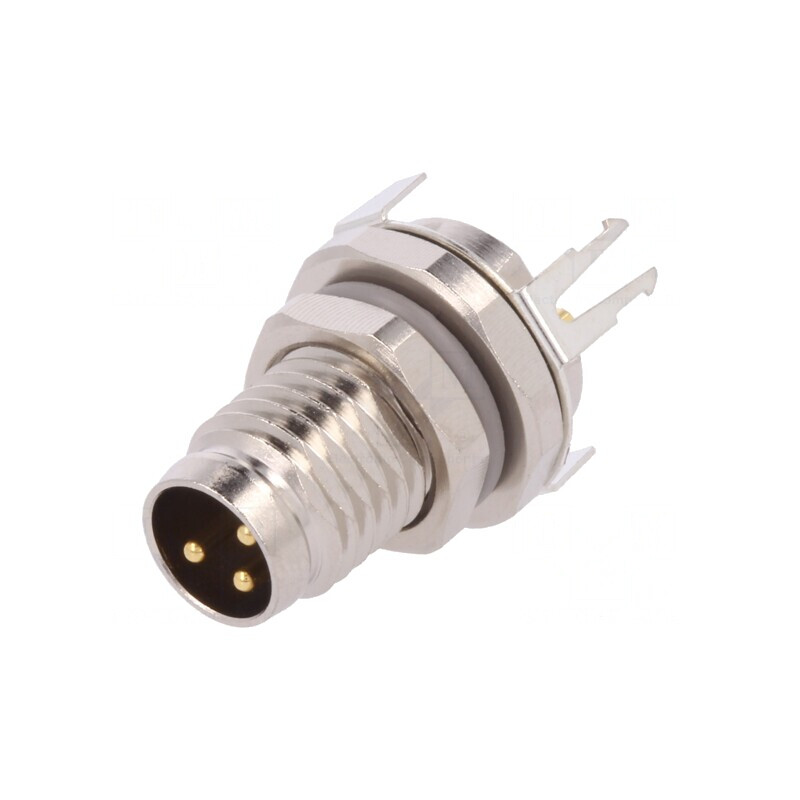 Conector M8 Tată 3 Pin Ecranat IP67 60V | Electronic-mag.ro | Componente Electronice