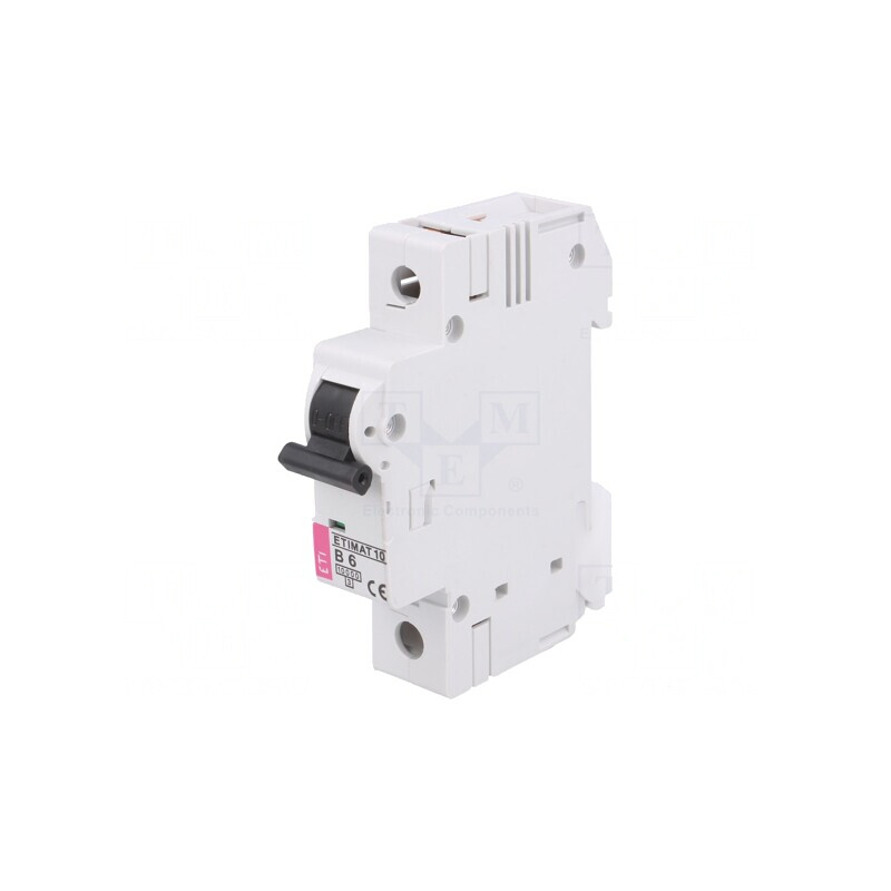 Întrerupător de Supracurent 6A 1P 10kA 230/400V | Electronic-mag.ro | Componente Electronice