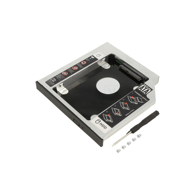 Carcasă hard discuri 2.5 pentru unitate CD/DVD | Electronic-mag.ro | Componente Electronice