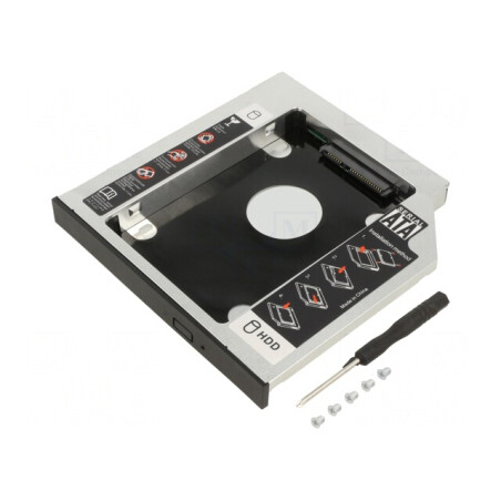 Carcasă hard discuri 2.5 pentru unitate CD/DVD | Electronic-mag.ro | Componente Electronice