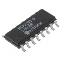 Convertor A/D 8 Canale 12bit 100ksps SO16 | Electronic-mag.ro | Componente Electronice