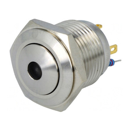 Comutator Anti-Vandalism SPST-NO 2A 36VDC IP65 12V | Electronic-mag.ro | Componente Electronice