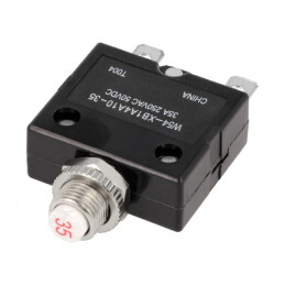 Întrerupător Supracurent 250VAC 50VDC 5A SPST-NC | Electronic-mag.ro | Componente Electronice