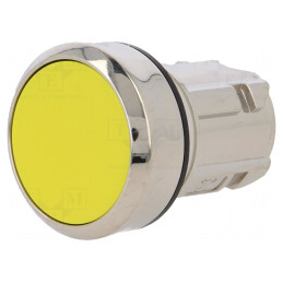 Comutator apăsare 22mm galben | Electronic-mag.ro | Componente Electronice