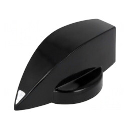 Buton Rotativ Termoplastic 6mm 23x16mm | Electronic-mag.ro | Componente Electronice
