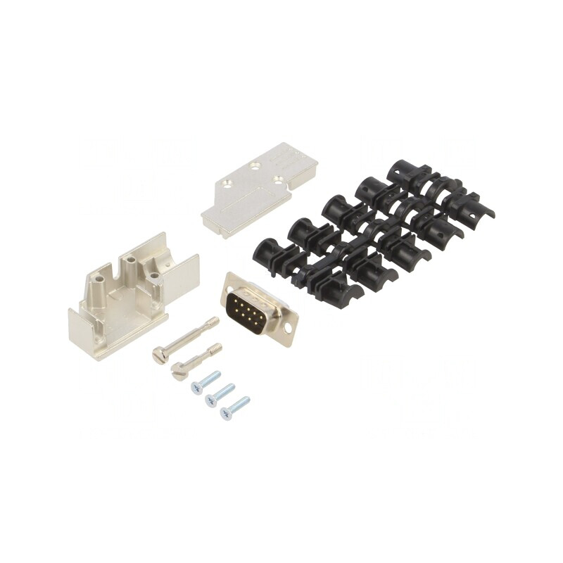 Mufă D-Sub 9-Pin Tată 90° Neagră pentru Lipire pe Cablu | Electronic-mag.ro | Componente Electronice