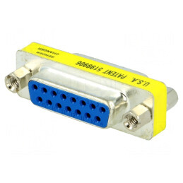 Adaptor D-Sub 15 Pin Mamă-Mamă | Electronic-mag.ro | Componente Electronice