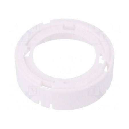 Lentilă LED Rotundă Plexiglass PMMA Transparent Albă | Electronic-mag.ro | Componente Electronice