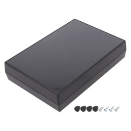 Carcasă Universală ABS Neagră 123x174x38mm | Electronic-mag.ro | Componente Electronice