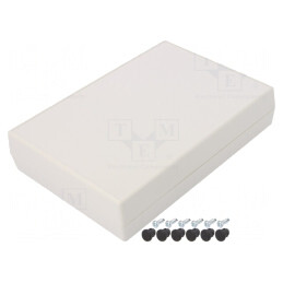 Carcasă Universală ABS Gri Deschis 123x174x38mm | Electronic-mag.ro | Componente Electronice