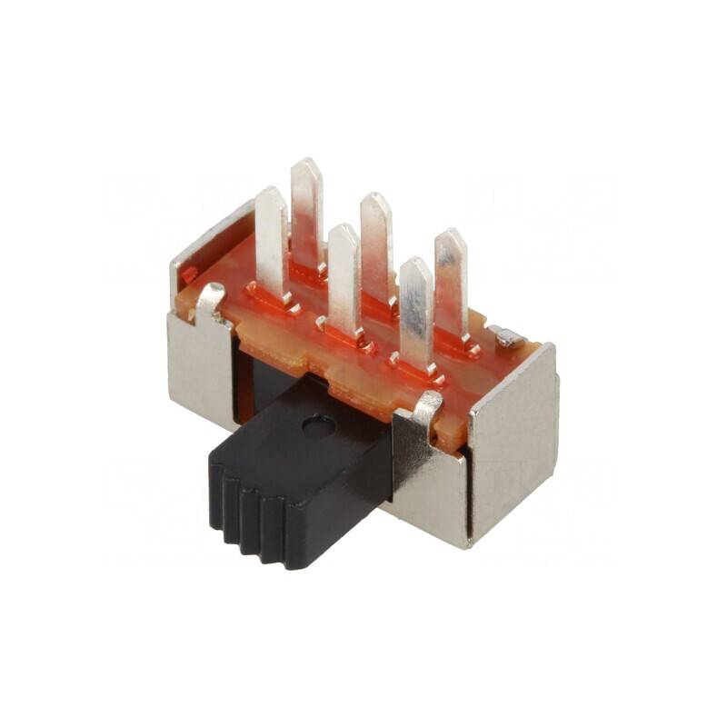 Comutator glisant SPDT ON-ON 0,3A/30VDC PCB THT | Electronic-mag.ro | Componente Electronice