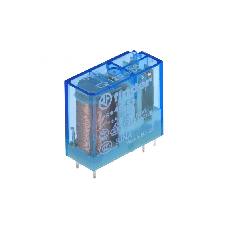 Releu Electromagnetic DPST-NO 12VDC 8A 250VAC | Electronic-mag.ro | Componente Electronice